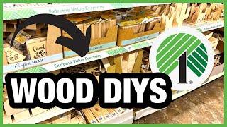 DOLLAR TREE WOOD DIYS YOU MUST TRY | NEW DOLLAR TREE DIY HACKS AND IDEAS