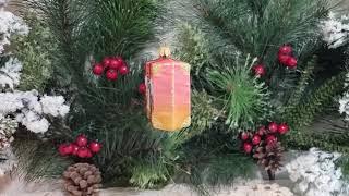 Mexico Suitcase - Glass Christmas Ornament