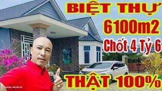 THẬT 100% CHỐT 4 Tỷ 7 - BIỆT THỰ 6100m2 NHÀ VƯỜN NGHỈ DƯỠNG TUYỆT ĐẸP | #bietthudep