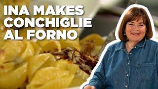 Ina Garten Makes Conchiglie al Forno with Mushrooms & Radicchio | Barefoot Contessa | Food Network