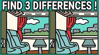  Spot the Difference Game | How Many Differences Can You Find?《Normal》