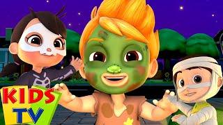 It's A Spooky Night | Halloween Music & Scary Cartoon for Babies | Spooky Rhymes & Songs - Kids Tv