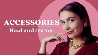 ACCESSORIES haul & try on | Zara, Mango & Vintage