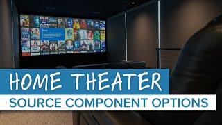 BEST Home Theater or Media Room Source Component Options | Apple TV, Roku, Kaleidescape, BluRay, DVD