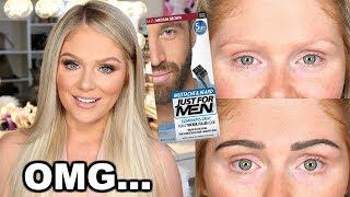 DIY PERMANENT EYEBROWS | DOES IT WORK?!