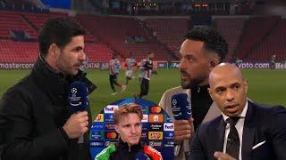 "Arsenal Destroyed PSV Arteta On fire  Odegaard is back & Thierry Henry post Match Reaction"