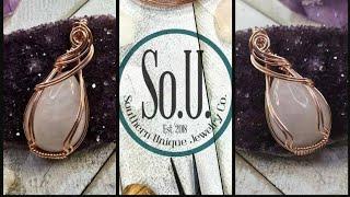 LIVE!  How to Make a BEGINNER Basic Wire Wrap Pendant