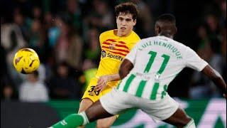 16 years old Pau Cubarsi DEBUT vs Real Betis (Away 21/1/2024)