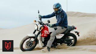 Royal Enfield Scram 411 ️ ¡Prueba en las Dunas! ️