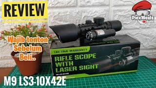 Review Rifle scope M9 LS3-10X42E Wajib Tonton sebelum BELI..