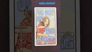 THE WORLD ~ ON TOP OF THE WORLD ~ KAREN CARPENTER ~ #tarot #tarotcollectibles #youtubeshorts