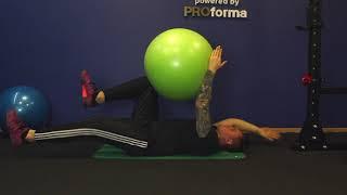 Dead bug exercise - variations, regression, progression, swiss ball, work out