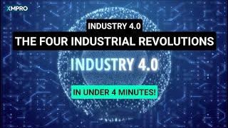 The Four Industrial Revolutions Explained In Under 4 Minutes! #industry4 #smartmanufacturing