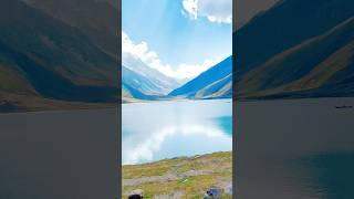 Majestic Mirror: Saif ul Malook's Breathtaking Panorama #nature #travel #explore #shorts #foryou