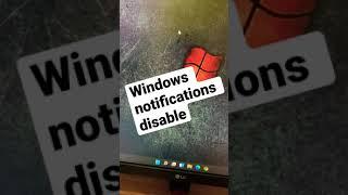 Windows tips-Windows Annoying notifications  #shorts #windows11 #pctips