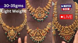 30-35 grms Light Weight coral Gold Jewellery | Mukunda Jewellers@brideessentials#nakshijewellery