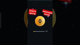 BINANCE MINING  TELEGRAMDA PUL TOPISH