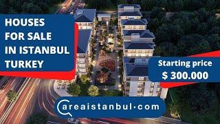 Brand new houses for sale in Basaksehir Istanbul Turkey