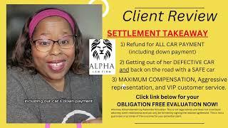 Lemon Law Client Review