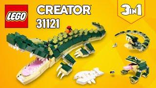 LEGO® Creator 3in1 Crocodile (31121)[454 pcs] Snake & Frog | Building Instructions | TBB