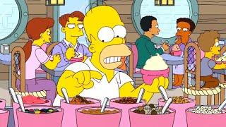 Homero come en un Buffet de helados L0S SlMPS0NS Capitulos completos en español Latino