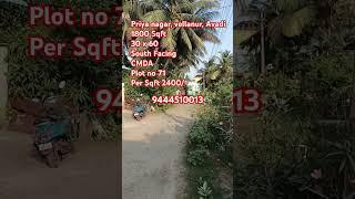 Low budget Plot in Avadi near vellanur, contact 9444510013