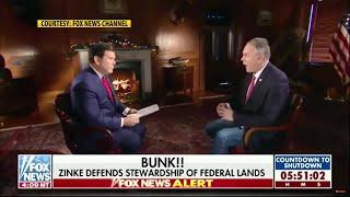 Zinke gives first post-resignation interview to Fox News