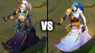 Heartsteel Yone vs Prestige Heartsteel Yone Skins Comparison (League of Legends)