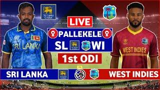 Sri Lanka vs West Indies 1st ODI Live Scores | SL vs WI 1st ODI Live Scores & Commentary