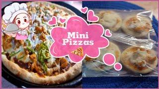 Mini Pizza,s: Make ahead & freeze for food on the go!