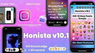 Honista v10.1 Update Tutorial  | Honista iPhone Story Setting | Honista iOS Fonts Emojis Settings!