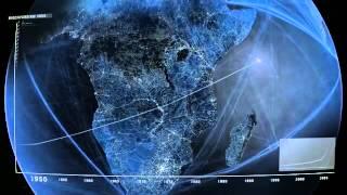 Incredible Video Shows All Roads, Air, and Shipping Routes on the Entire Planet