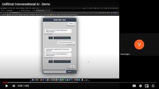 CellStrat Conversational AI - Demo