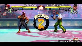 Street Fighter 4 Champion edition gameplay with Akuma