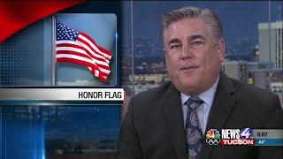 US honor flag in Tucson