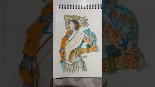 Painting with pens @PSRATHOUR#artwork #artvideos #ytshort #yt #art #subscribe #trending #sketch