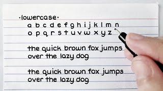 My Handwriting | Lowercase & Uppercase (Cursive & Print)