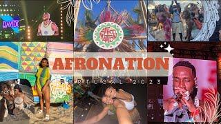 VLOG | AFRONATION PORTUGAL 2023 | BURNA BOY, WIZKID, DAVIDO, ASAKE, 50 CENT & MORE | GOLDEN CANVAS