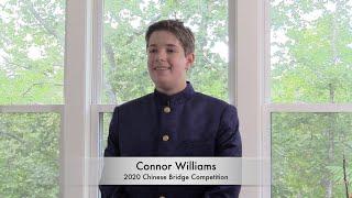 Chinese Bridge Competition Day - Speech and Talent - Connor Williams