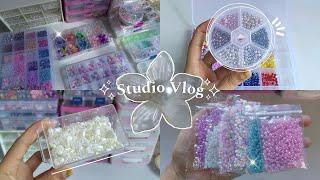 ASMR Organizing & Restocking Beads | A Cozy & Chill Bead Organization 2024