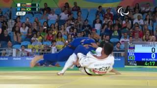 Judo | Men - 73 kg | VEN X BRA  Preliminary | Rio Paralympic Games 2016