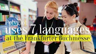 Polyglot speaks to people in 7 languages at the Frankfurt Book Fair