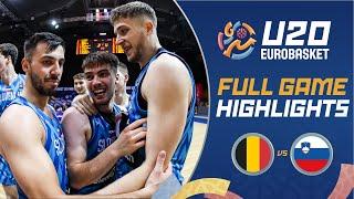 Semi-Finals: Belgium  vs Slovenia  | Extended Highlights | FIBA U20 EuroBasket 2024