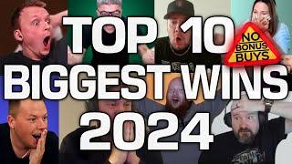 Top 10 Streamers Biggest Wins of 2024: Bonus Buys EXCLUDED!