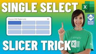 Force Excel Slicers to Single Select Using These Crafty Tricks