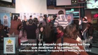 RUMBEROS - LOCO POR TI (CONFERENCIA DE PRENSA PARAGUAY MUSIC FESTIVAL)