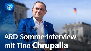 ARD-Sommerinterview mit Tino Chrupalla, AfD-Fraktionsvorsitzender