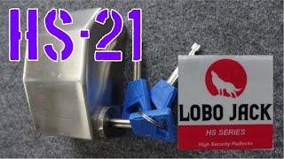 (1193) Review: Lobo-Jack HS-21 High Security Disc  Detainer Lock