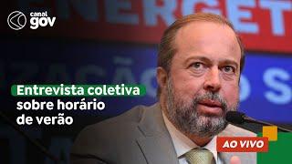  Ministro Alexandre Silveira concede coletiva de imprensa