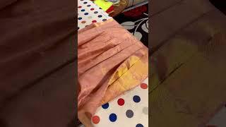 Saree ironing pleating ,folding ,packing and saree draping #gowriruban